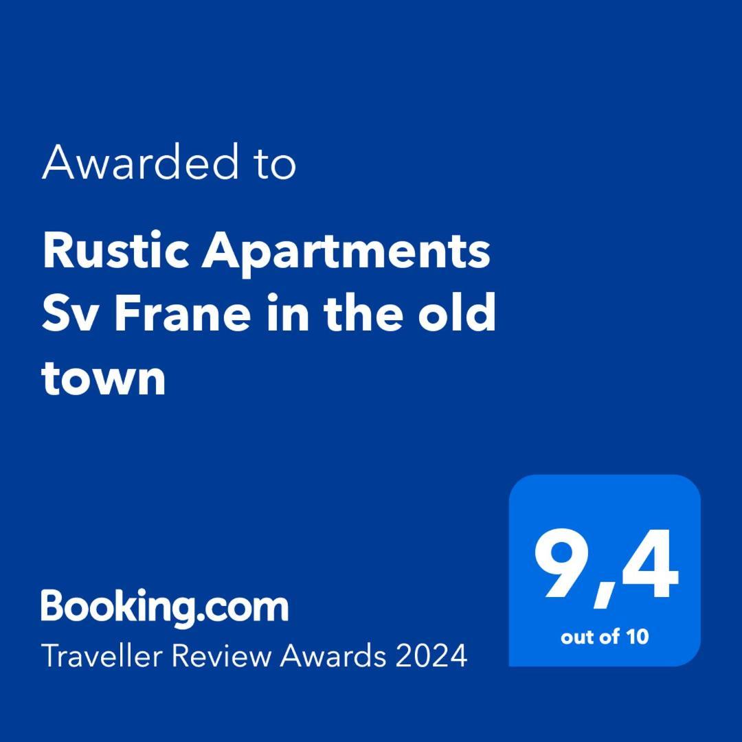 Rustic Apartments Sv Frane In The Old Town 希贝尼克 外观 照片